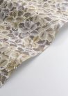 Casadeco Heritage vlies anyagú, fehér, szürke, barna színű, leveles, Modern tapéta