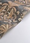 Casadeco Heritage vlies anyagú, fekete, szürke, barna színű, virágos, leveles, Modern tapéta