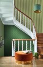 Casadeco Heritage vlies anyagú, zöld színű, csíkos, Modern tapéta