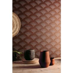   Khroma Bahia vlies anyagú bronz, kék, fekete színű keleties, etno modern tapéta