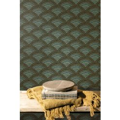   Khroma Bahia vlies anyagú arany, türkiz, kék színű keleties, etno modern tapéta