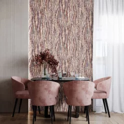   Hohenberger Marea, vlies anyagú, lila, barna, beige színű, hullámos, absztrakt, Modern tapéta