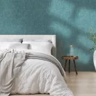 Hohenberger Raku, vlies anyagú, türkiz, arany színű, szövethatású, Modern tapéta