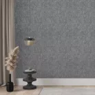 Hohenberger Raku, vlies anyagú, szürke, csillámos színű, szövethatású, Modern tapéta
