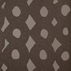   Hohenberger Raku, vlies anyagú, barna, fekete, gyöngyház színű, körös, absztrakt, Modern tapéta