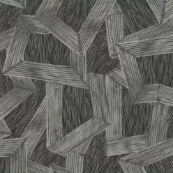   Hohenberger Line & Leaf, vlies anyagú, szürke színű, geometriai, Modern tapéta