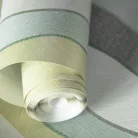 Hohenberger Raku, üveggyöngy, vlies anyagú, zöld, törtfehér, csillámos színű, hullámos, vonalas, Modern tapéta