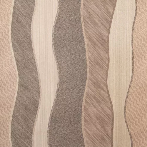 Hohenberger Raku, üveggyöngy, vlies anyagú, barna, szürke, beige, csillámos színű, hullámos, vonalas, Modern tapéta