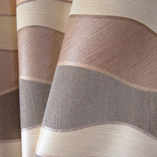 Hohenberger Raku, üveggyöngy, vlies anyagú, barna, szürke, beige, csillámos színű, hullámos, vonalas, Modern tapéta