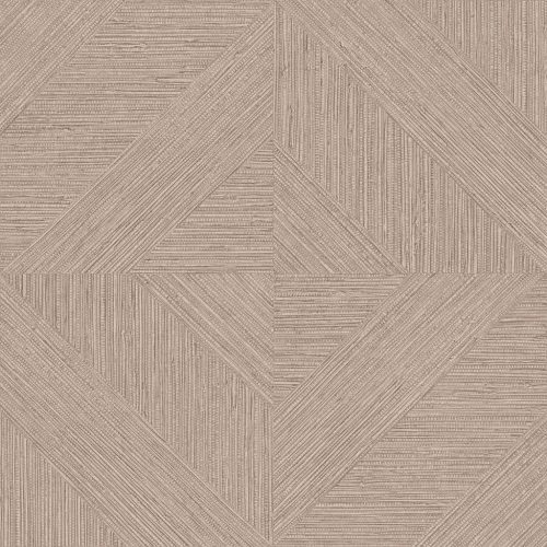 Decoprint Imani vlies, vinyl anyagú, szürke színű, geometriai, szövethatású, Modern tapéta