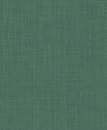 Decoprint Imani vlies, vinyl anyagú, zöld színű, szövethatású, egyszínű, Modern tapéta