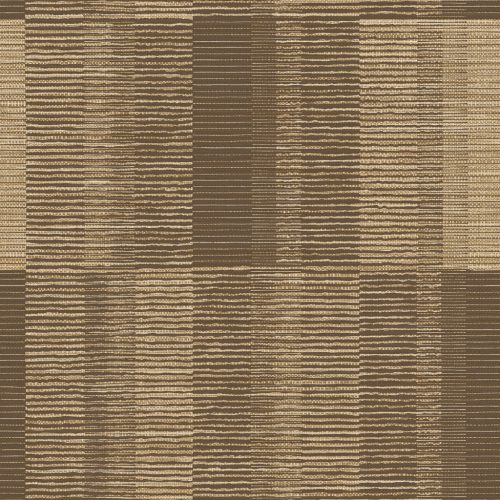 Decoprint Imani vlies, vinyl anyagú, beige, barna színű, kockás, vonalas, szövethatású, Modern tapéta