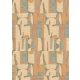 Decoprint Imani vlies, vinyl anyagú, beige, terrakotta, kék, szürke, barna színű, absztrakt, geometriai, szövethatású, Modern poszter