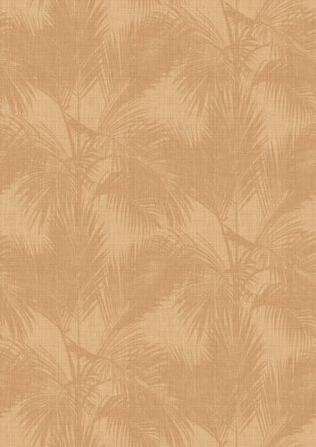 Decoprint Imani vlies, vinyl anyagú, barna színű, leveles, textilhatású, Modern poszter