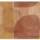 Decoprint Imani vlies, vinyl anyagú, sárga, barna, terrakotta színű, absztrakt, geometriai, szövethatású, Modern poszter