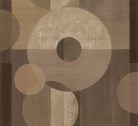 Decoprint Imani vlies, vinyl anyagú, barna színű, körös, geometriai, szövethatású, Modern poszter