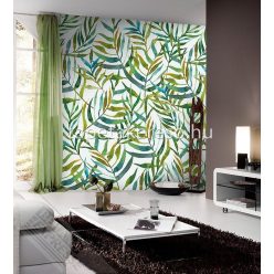   Behang Expresse Colorful vlies anyagú fehér, zöld, kék, barna, sárga színű leveles modern tapéta