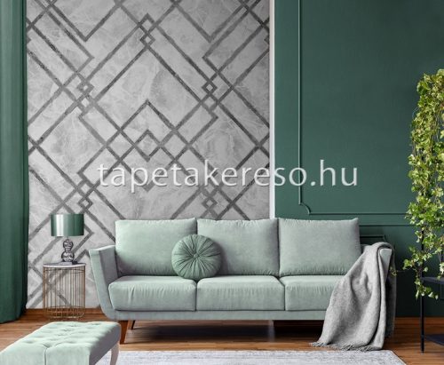 Behang Expresse Colorchoc Light and Dark vlies anyagú szürke színű geometriai modern poszter