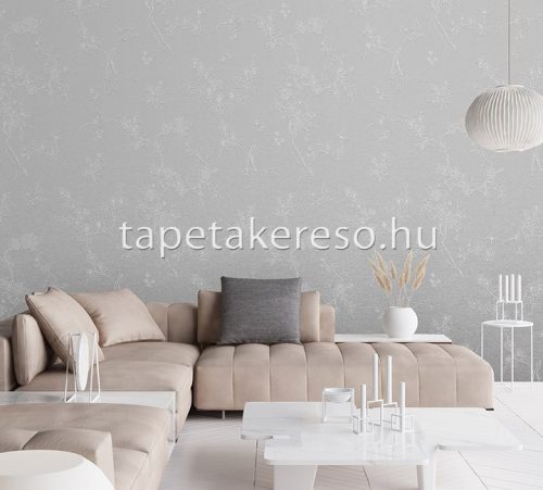 Behang Expresse Colorchoc Light and Dark vlies anyagú fehér, szürke színű ágas, madaras modern poszter