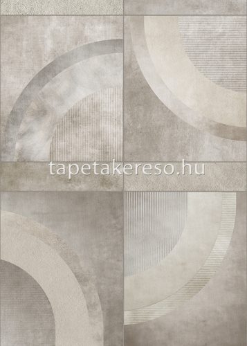 Behang Expresse Esbjerg vlies anyagú barna, beige, mályva színű geometriai modern tapéta