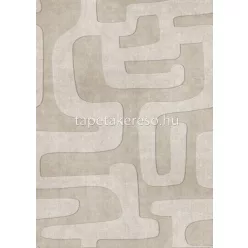   Behang Expresse Connected vlies anyagú beige színű geometriai modern poszter