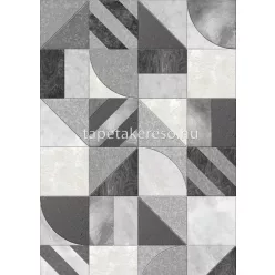   Behang Expresse Connected vlies anyagú szürke színű geometriai modern poszter