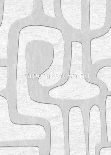Behang Expresse Connected vlies anyagú szürke színű geometriai modern poszter