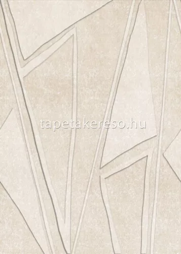 Behang Expresse Connected vlies anyagú beige színű geometriai modern poszter