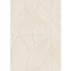   Behang Expresse Connected vlies anyagú beige színű hullámos, vonalas modern poszter