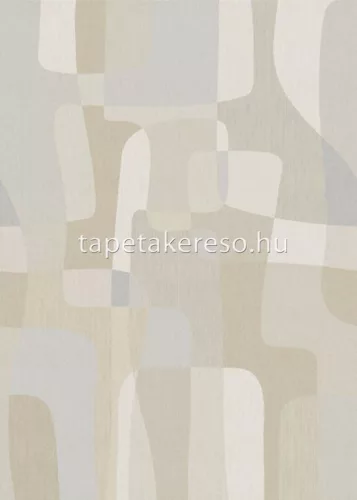 Behang Expresse Connected vlies anyagú szürke, barna színű geometriai modern poszter