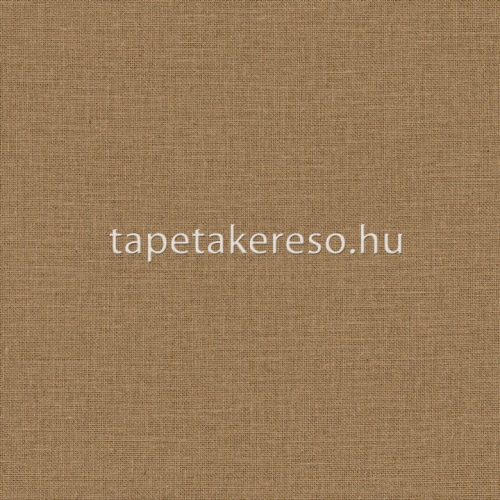 Caselio Jute vlies, vinyl anyagú barna színű egyszínű, szövethatású modern tapéta