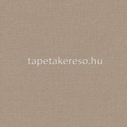 Caselio Jute vlies, vinyl anyagú barna színű egyszínű, szövethatású modern tapéta