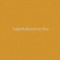   Caselio Jute vlies, vinyl anyagú sárga színű egyszínű, szövethatású modern tapéta