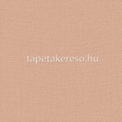   Caselio Jute vlies, vinyl anyagú barack színű egyszínű, szövethatású modern tapéta