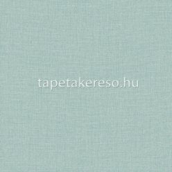   Caselio Jute vlies, vinyl anyagú türkiz színű egyszínű, szövethatású modern tapéta