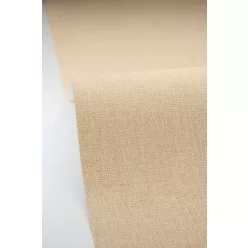   Caselio Jute 2 vlies, vinyl anyagú, mustársárga színű, egyszínű, szövethatású, Modern tapéta