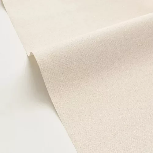 Caselio Jute 2 vlies, vinyl anyagú, törtfehér színű, egyszínű, szövethatású, Modern tapéta