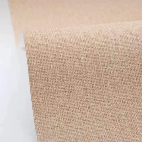 Caselio Jute 2 vlies, vinyl anyagú, barna színű, egyszínű, szövethatású, Modern tapéta