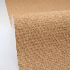   Caselio Jute 2 vlies, vinyl anyagú, mustársárga színű, egyszínű, szövethatású, Modern tapéta