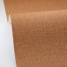 Caselio Jute 2 vlies, vinyl anyagú, mustársárga színű, egyszínű, szövethatású, Modern tapéta