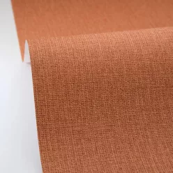  Caselio Jute 2 vlies, vinyl anyagú, narancssárga színű, egyszínű, szövethatású, Modern tapéta