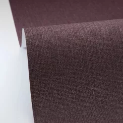   Caselio Jute 2 vlies, vinyl anyagú, bordó színű, egyszínű, szövethatású, Modern tapéta