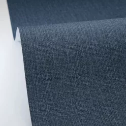   Caselio Jute 2 vlies, vinyl anyagú, kék színű, egyszínű, szövethatású, Modern tapéta