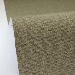   Caselio Jute 2 vlies, vinyl anyagú, zöld színű, egyszínű, szövethatású, Modern tapéta