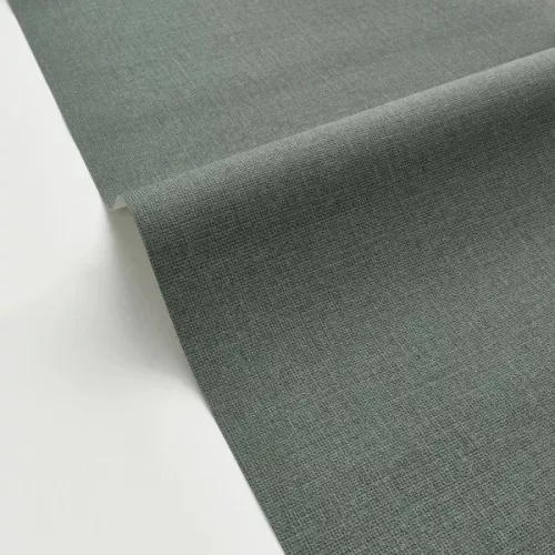 Caselio Jute 2 vlies, vinyl anyagú, zöld színű, egyszínű, szövethatású, Modern tapéta