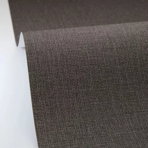 Caselio Jute 2 vlies, vinyl anyagú, barna színű, egyszínű, szövethatású, Modern tapéta