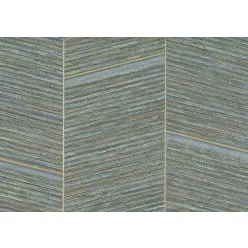   Jwall Shunan vlies, vinyl anyagú, kék, barna színű, chevron, Modern tapéta