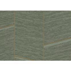   Jwall Shunan vlies, vinyl anyagú, zöld színű, chevron, Modern tapéta