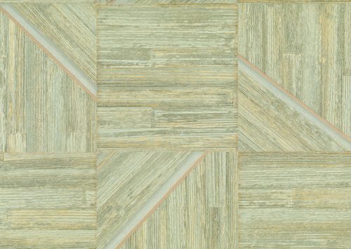 Jwall Shunan vlies, vinyl anyagú, zöld színű, geometriai, Modern tapéta