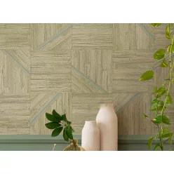   Jwall Shunan vlies, vinyl anyagú, zöld színű, geometriai, Modern tapéta